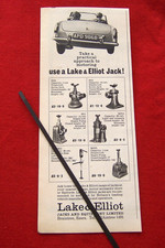 LAKE & ELLIOT CAR JACK 1965