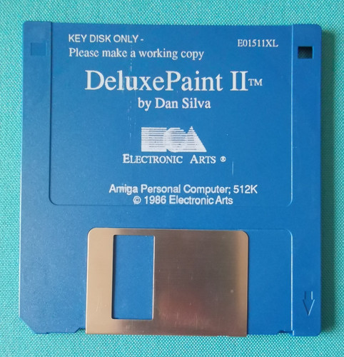 Deluxe paint amiga disc - 2, amiga.