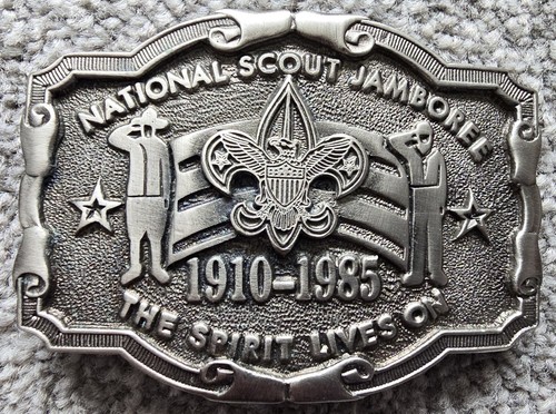 Scout pewter belt buckle boy - pewter,
