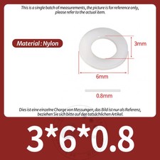 NYLON FLAT FORM A WASHERS