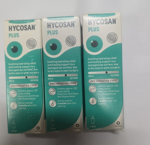 Hycosan plus eye drops - x3,