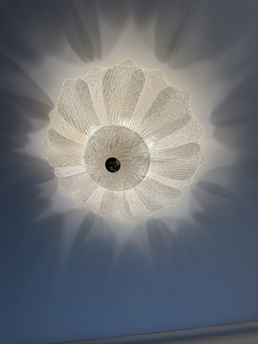 Murano glass chandelier - glass,