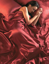 Silk Satin Sheet Set Luxury King Bed Duvet cover , Fitted Sheet, pillowcases.