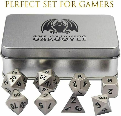 Dnd dice set - metal, polyhedral