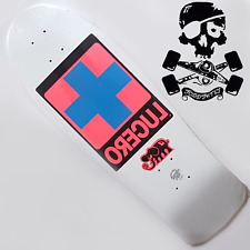 LUCERO Deck (by Santa Cruz) Original '80s Skateboard Deck / White