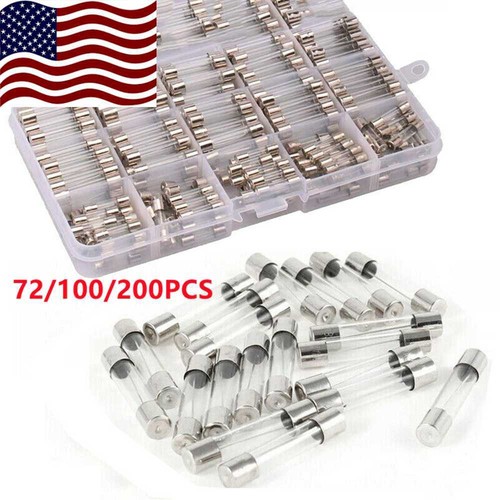 400x assorted glass fuses - assorted,