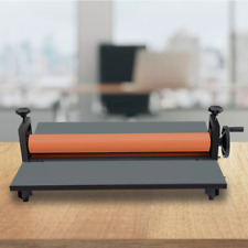 Manual Cold Roll Laminator 27.56" Laminating Machine Lamination Long Wings