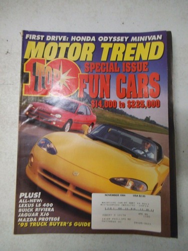 Motor trend magazine november - trend,