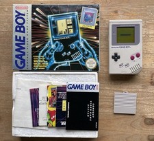 Boxed Grey Original Nintendo Gameboy Console, DMG, TESTED AND WORKING, VGC!