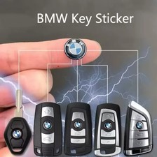 2 x BMW 14mm Logo Stickers