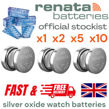 Renata Watch Batteries Silver Oxide Battery 371 364 395 370 377 1.55V ALL SIZES