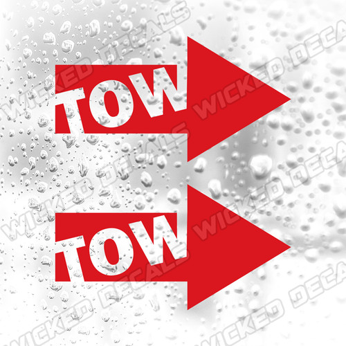 Tow arrows sticker - sticker, drift