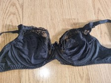Gorgeous black floral TU non-padded Underwired Bra Size 34B