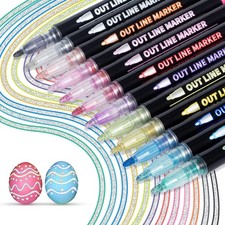 ANYUKE Outline Marker Pens -