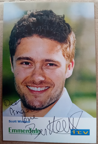 Original autographed emmerdale - original,