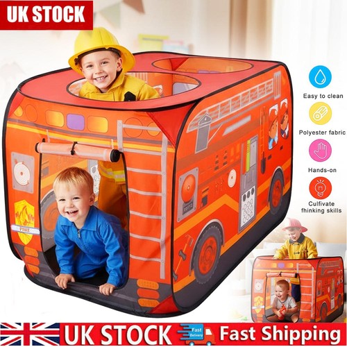 Fire truck play - truck, pop