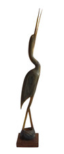 Vintage Stork Bird Figurine Collectible Ornament Home Decor Gift Wildlife