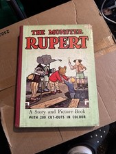 The Monster Rupert A Story & Picture Book Used Heavily