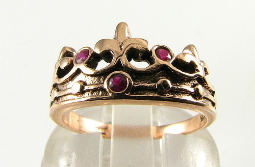 9ct rose gold ruby - 9ct,