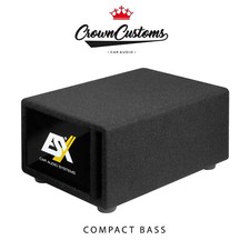 6X9" 400W COMPACT CAR SUBWOOFER ESX DBX200Q UNDERSEAT ENCLOSURE PASSIVE BASS