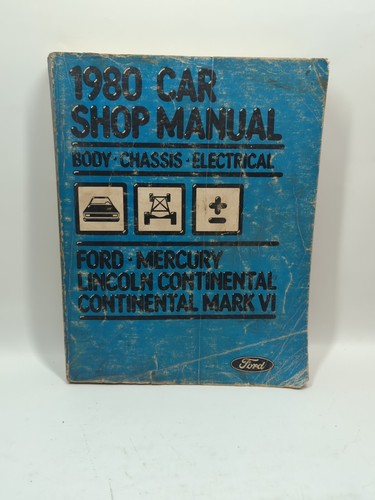 1980 car shop - shop, manual