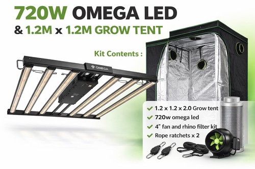 Grow tent kit omega black - grow,