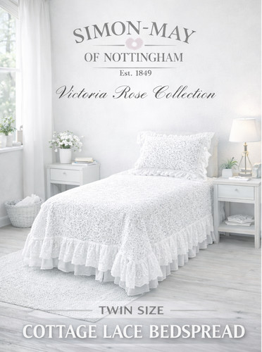Nottingham lace twin size - nottingham,