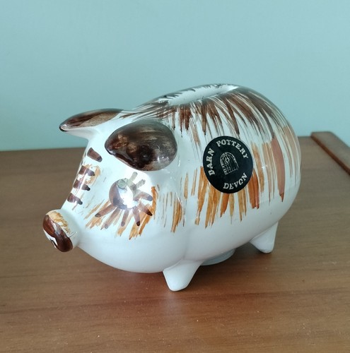Barn pottery devon pig money - pig,