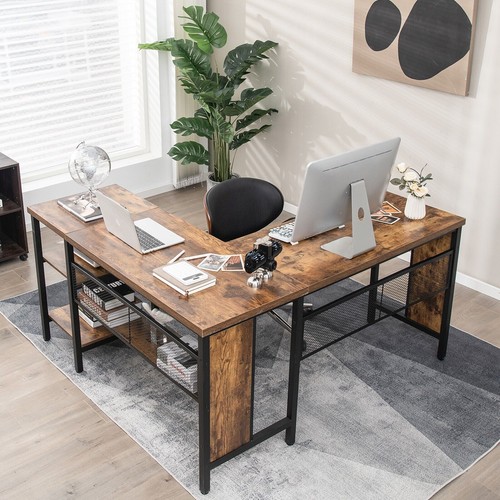 Large corner desk workstation - desk,