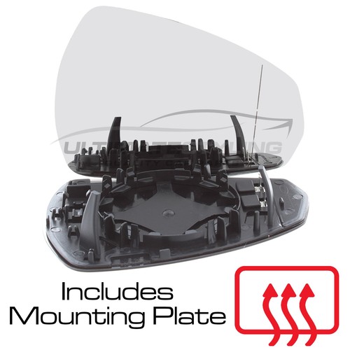 Wing mirror glass - wing, audi