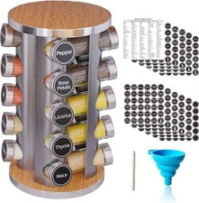 Revolving Spice Rack Set with