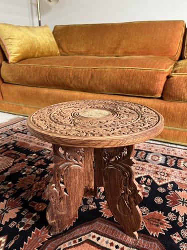 Vintage hand carved folding - vintage,