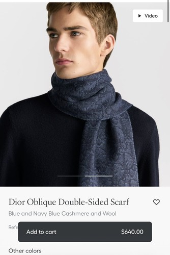 Dior double sided oblique - dior,