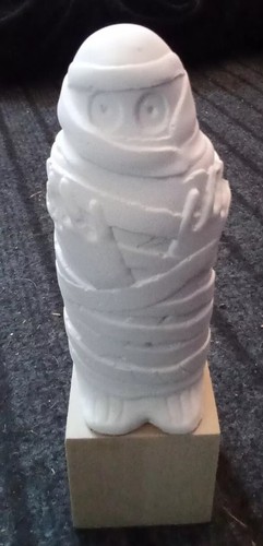 Plaster egyptian mummy - mummy, wood
