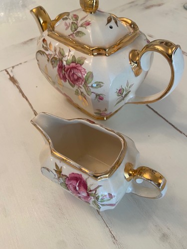 Sadler cube teapot and - , milk