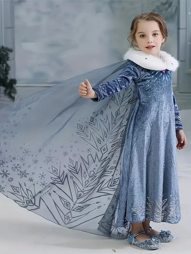 Girls frozen elsa sea blue - frozen,