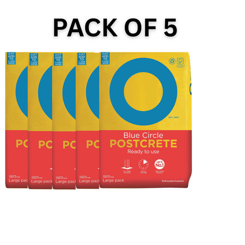 Blue circle postcrete - 5,