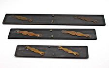 Antique Set Of 3  Ebony and