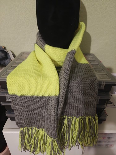 Handmade knitted scarf - handmade,