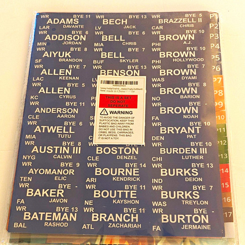 Mattel fantasy football draft - mattel,