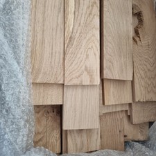10.5kg Oak Hardwood Offcuts |  Various Offcuts Solid Oak Hardwood | 12mm Thick