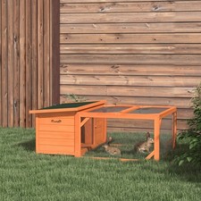 PawHut Rabbit Hutch, Guinea