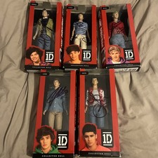 One Direction Dolls Complete Set Signed New Vivid