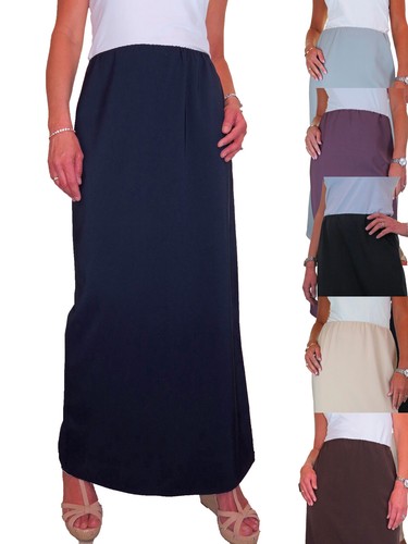 Ladies straight maxi skirt - ladies,