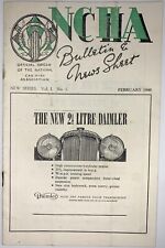 National Car Hire Association Bulletin & News Sheet No. 1 February 1948 (B3)