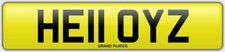 YZ INITIALS number plate Hello CHERISHED REGISTRATION NO ADDED FEES HE11 OYZ REG