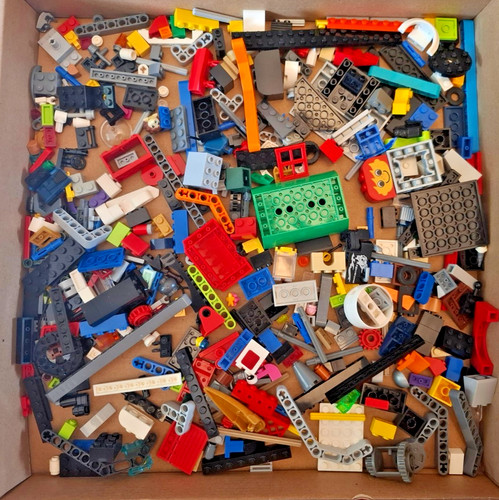 400g mixed lego bricks - mixed,