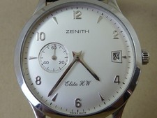 Zenith Class Elite HW Wristwatch Swiss Hand Winding Steel Vintage