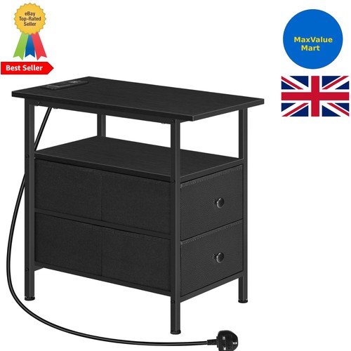 Bedside table cabinet with - table,