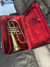 Renown Dallas Arbiter  Flugel Horn With Hard Case and mouthpiece  
